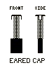 spring-loaded eared-cap drawing