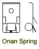 Onan Spring Assembly drawing